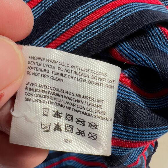 Brooks Brothers Country Club Polo Shirt XL Performance Golf Resort Multi Stripe - Picture 11 of 13